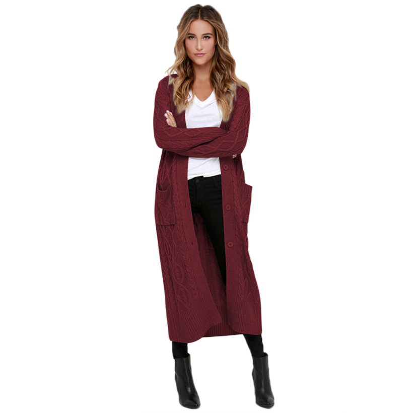 cable_knit_open_long_cardigan_red