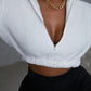 Crop Top Teddy Sweater