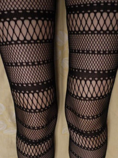 Mid Waist Mesh Stretch Leggings