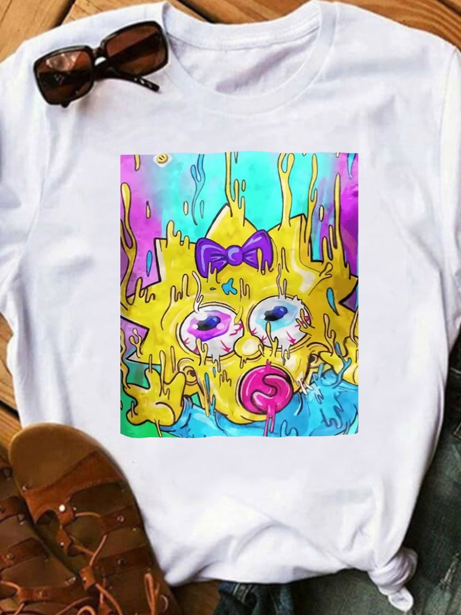 Trippy Maggie Simpson Shirt